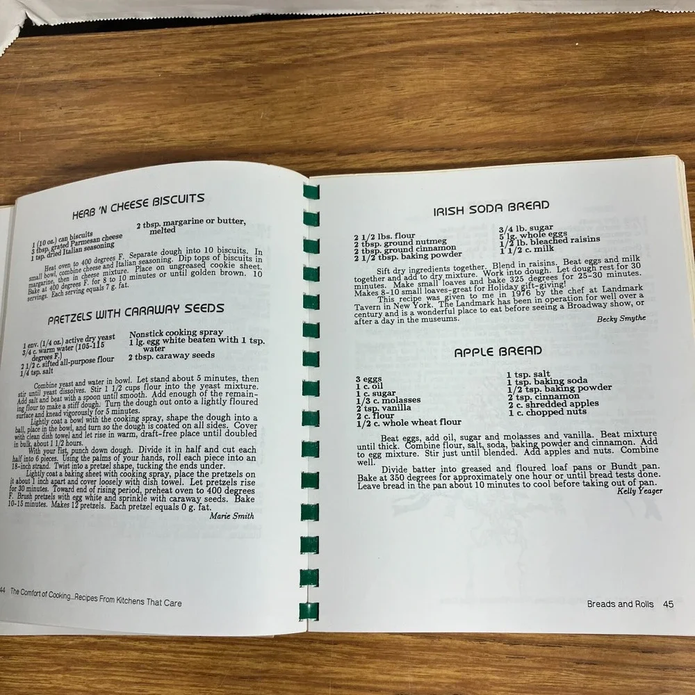 The Comfort of Cooking Recipes Help In Crisis Tahlequah OK Vintage Cookbook